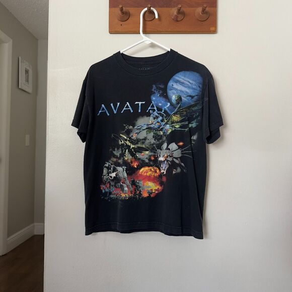 2009 Avatar Movie Promo Big Print Size Youth XXL - Picture 1 of 3